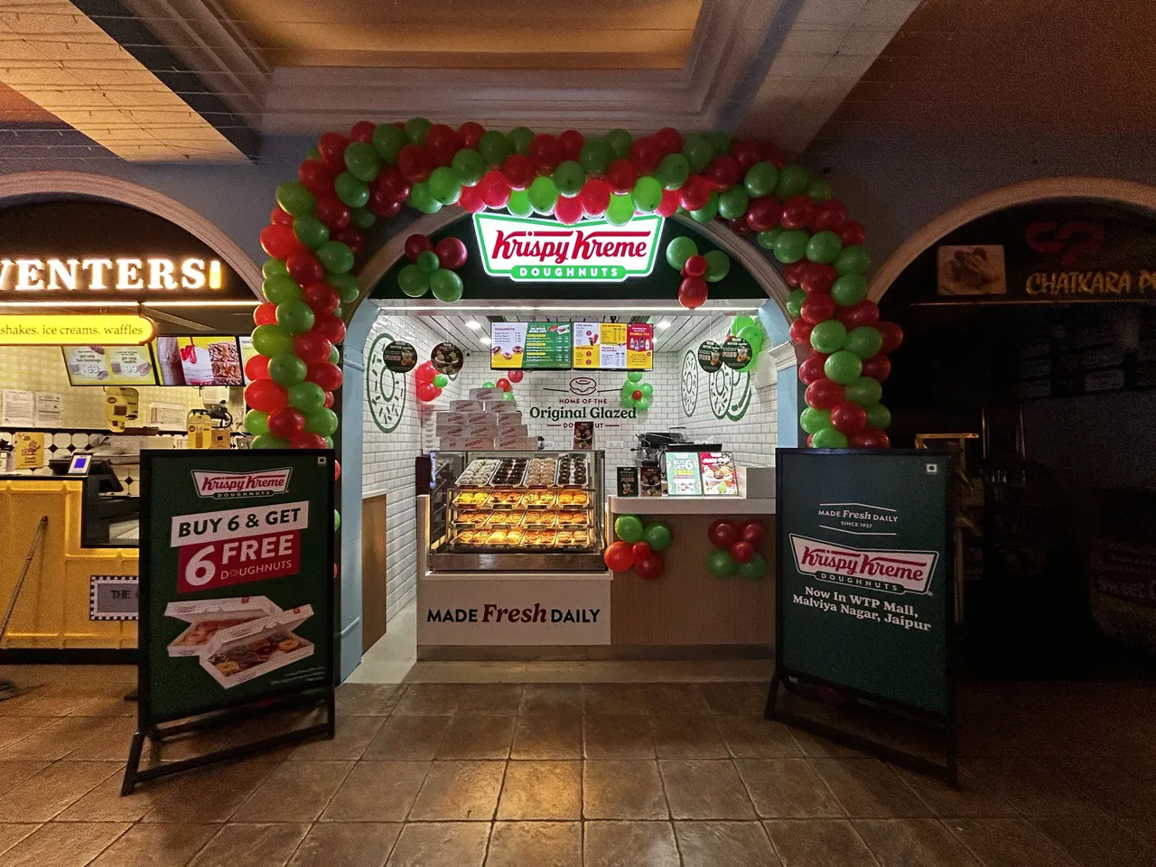 Jaipur store of Krispy Kreme