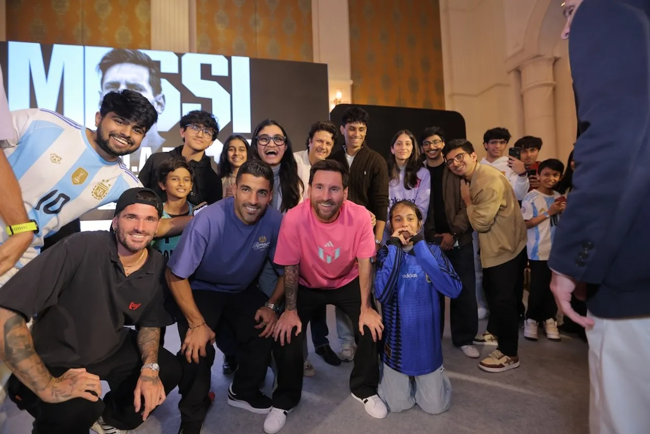 Lionel Messi at the exclusive Meet and Greet at The Leela Palace New Delhi (5)