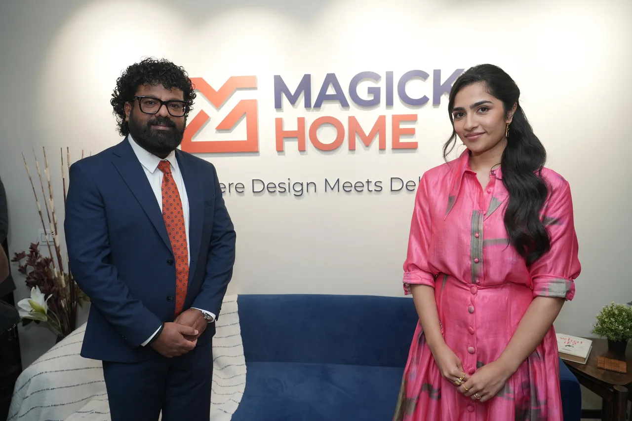 Indrakumar Pathmanathan, Chairman, MagickHome with Rukmini Vasanth