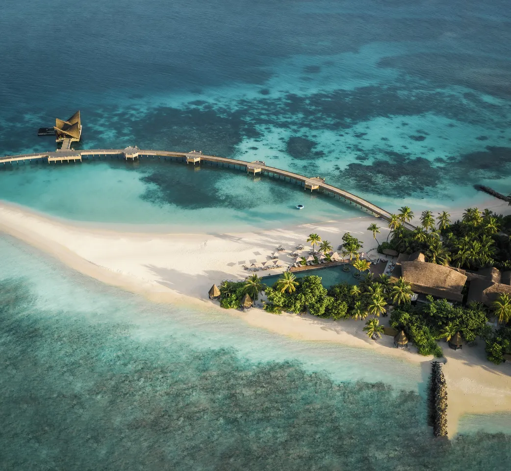 JOALI Maldives - Aerial Shot_Island and Arrival Jetty