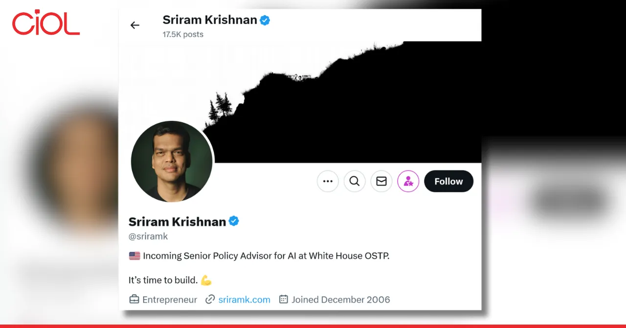 Sriram Krishnan Twitter