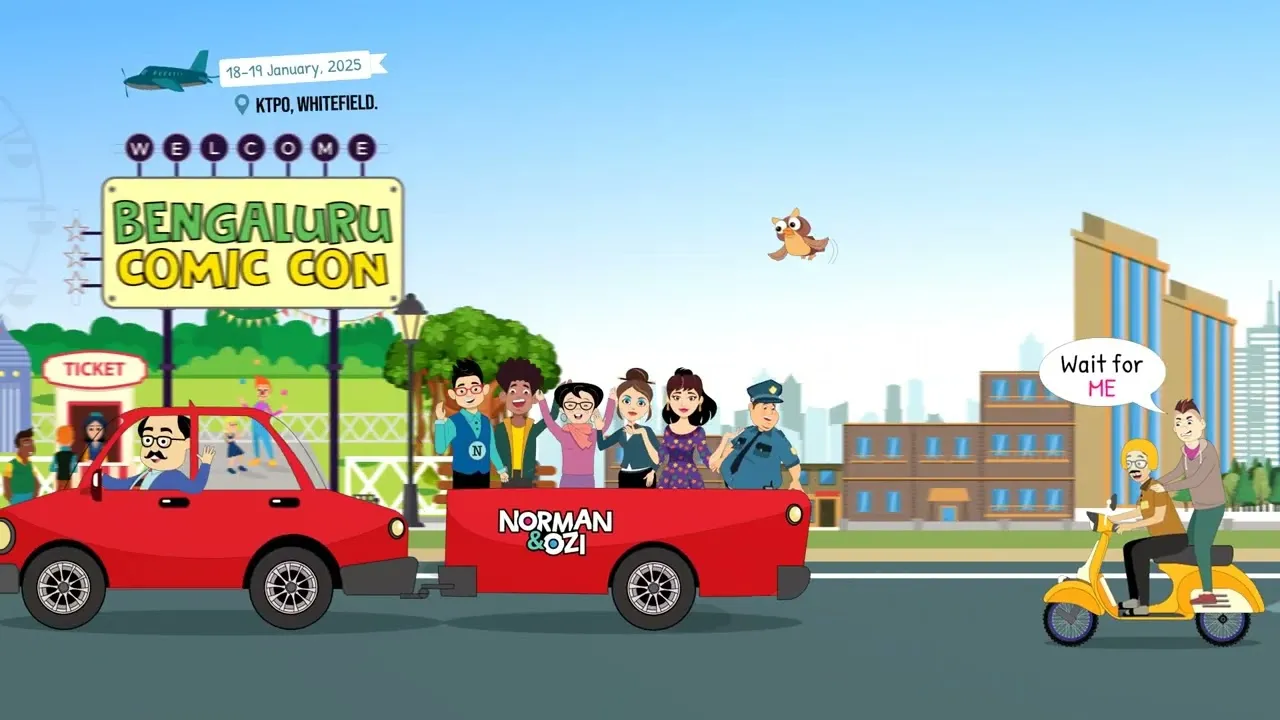 Norman and Ozi Debuts at Comic Con