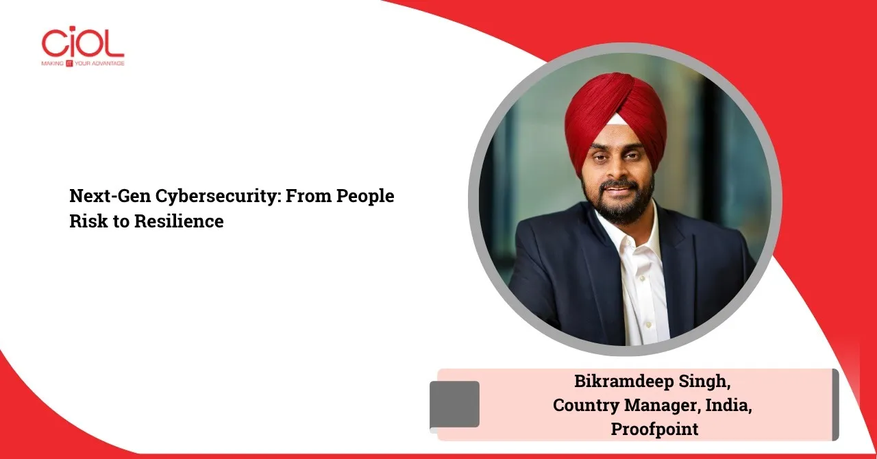 Bikramdeep Singh,  Country Manager, India,  Proofpoint