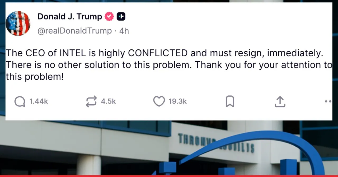 Intel CEO and Trump