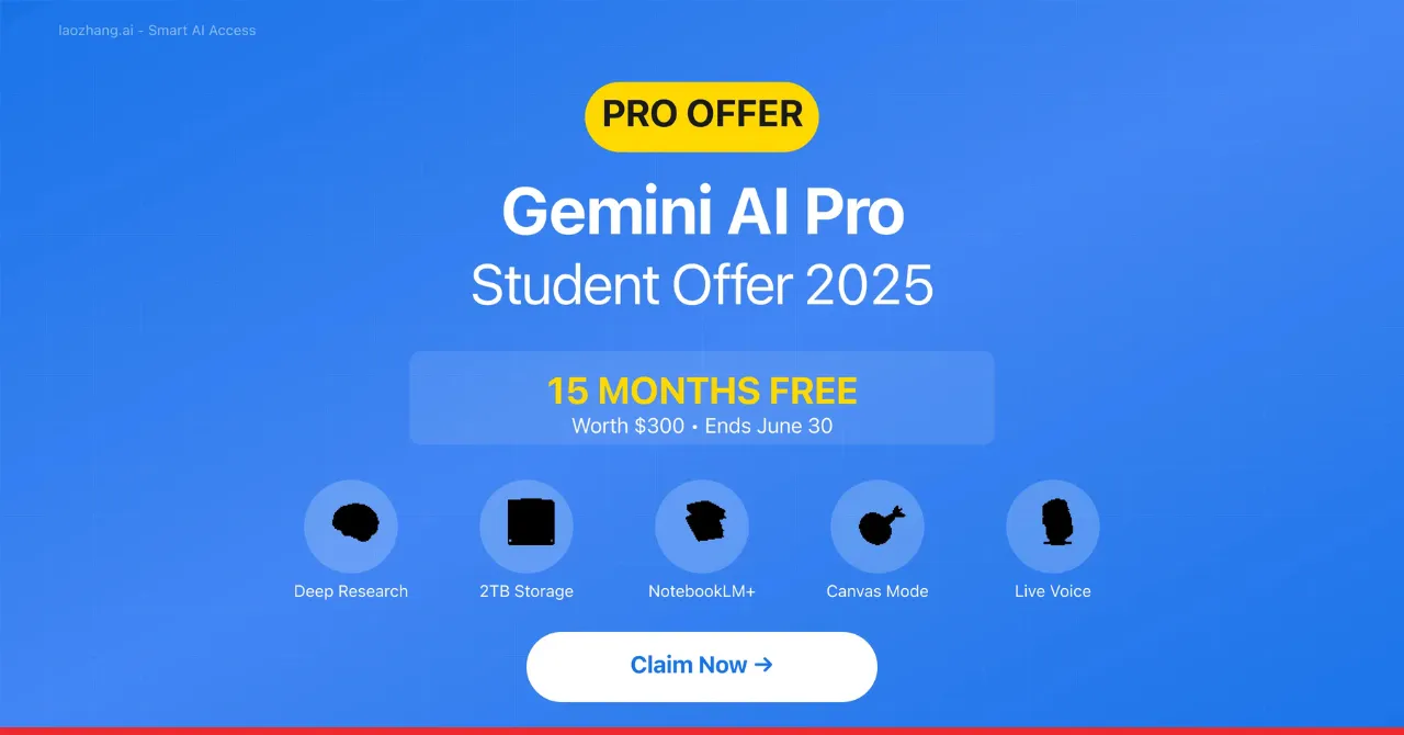 Gemini Pro Student Offer