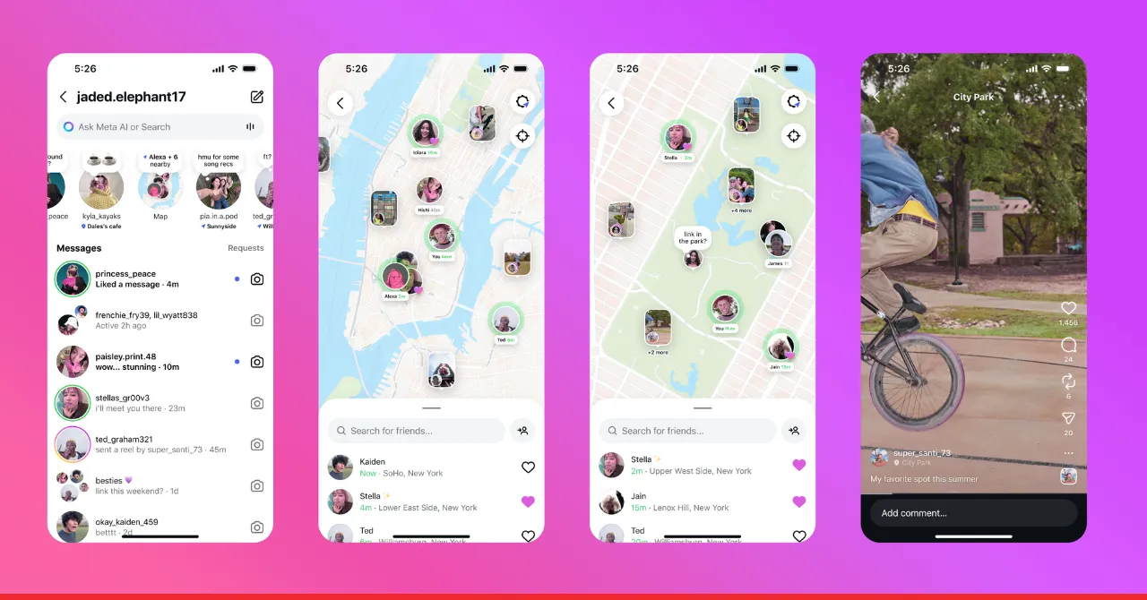 Instagram maps