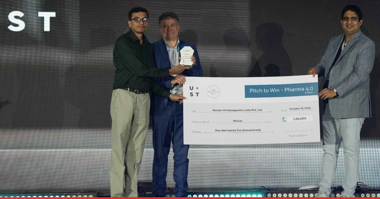 Nucleo-Vir Therapeutics, winners of UST - IIMIC 'Pitch to Win Pharma 4.0'