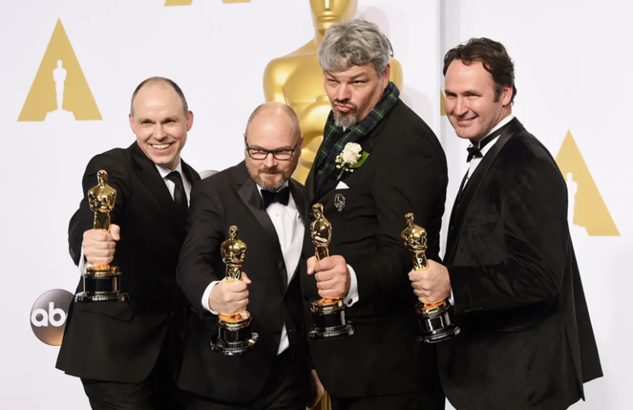 Paul Franklin Andrew Lockley Ian Hunter Scott Fisher at th Academy... e