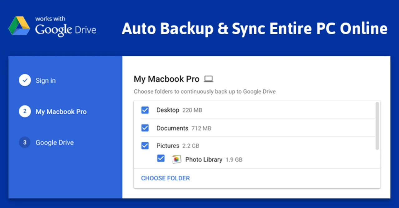 google drive auto backup sync drive e