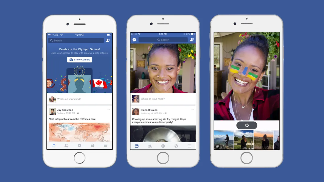 techcrunch facebook camera feed e