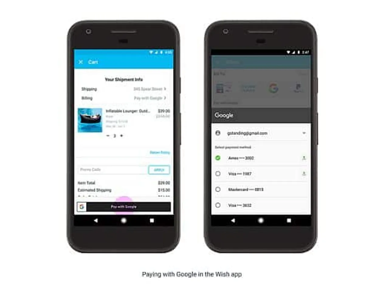 paywith google