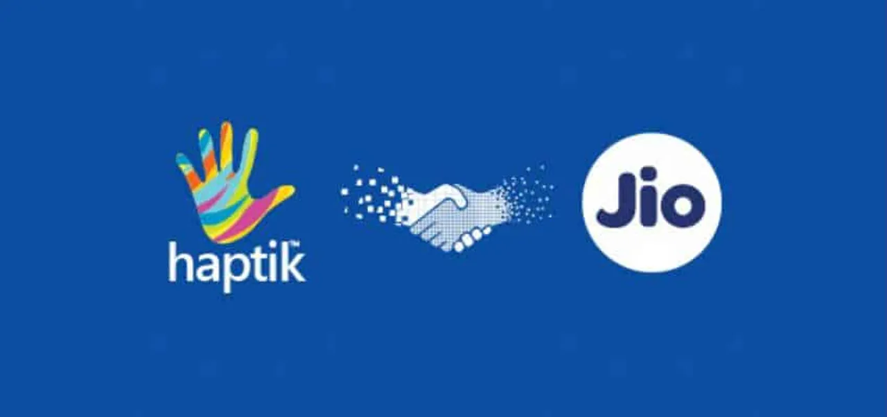 Haptik partnership with Reliance Jio