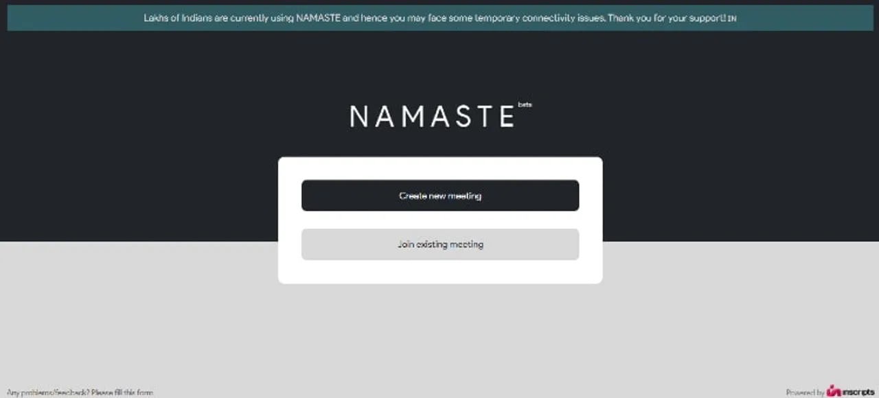 Say Namaste vs Zoom