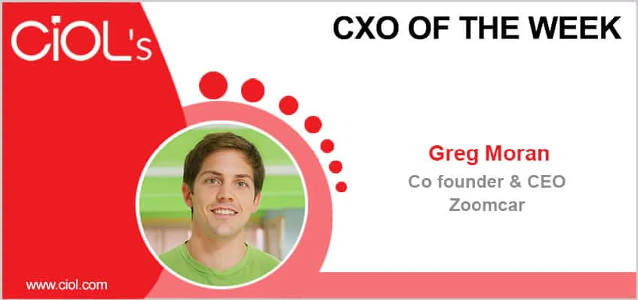 CxO of the Week: Greg Morgan, Co-founder and CEO, ZoomCar