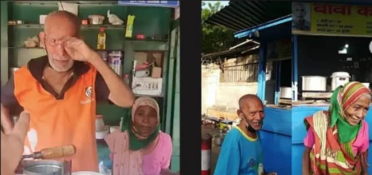 Baba ka Dhaba now on Zomato! Social Media used for social cause changed the life of this 80-year-old couple