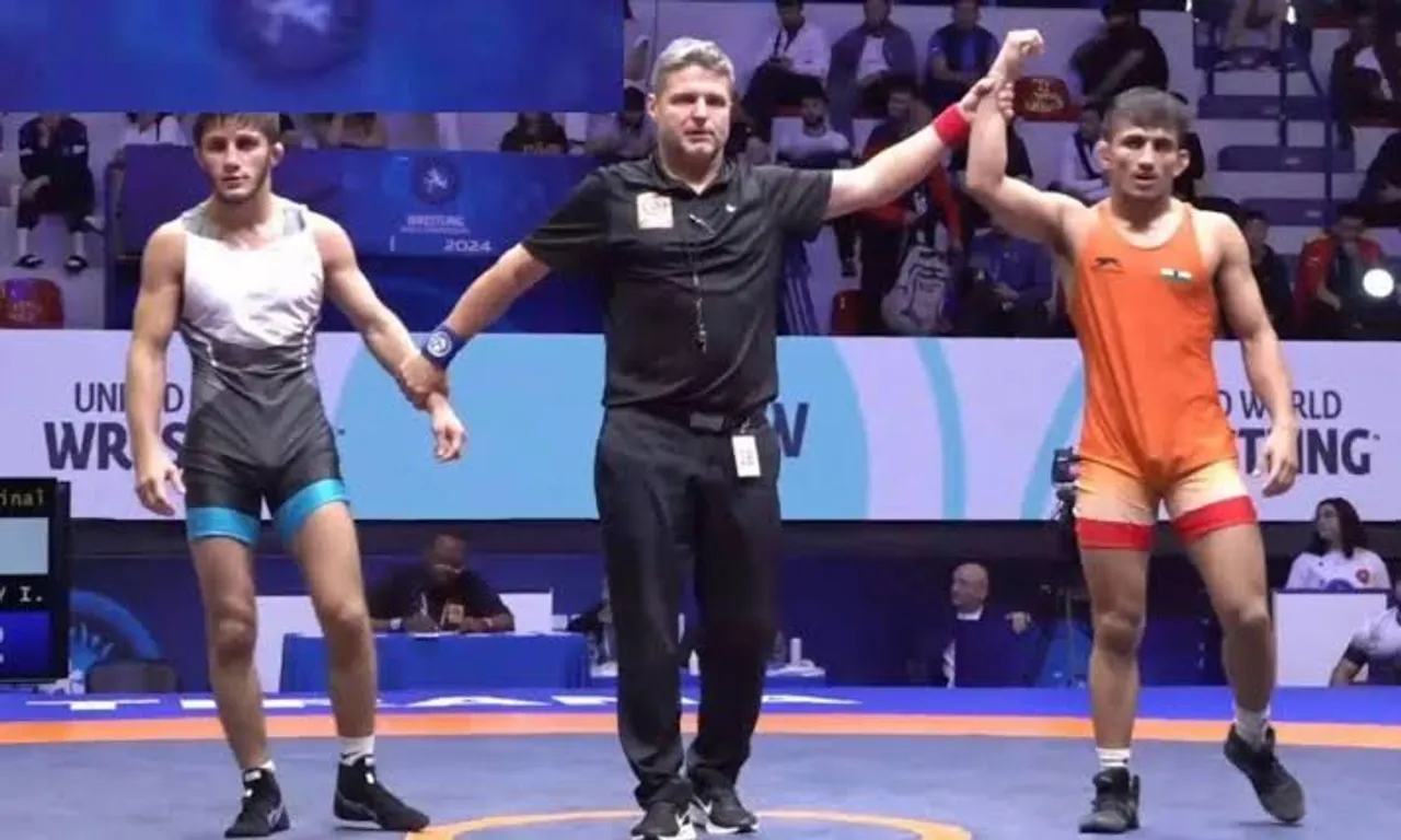 Chirag to face Kyrgyzstan’s Abdymalik Karachov in men’s 57 Kg Freestyle Final at U23 Wrestling World Championship 2024