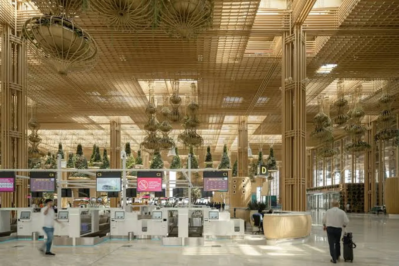 Bengaluru airport's Terminal 2 gets 4000 sq feet 'Tiger Wall' 