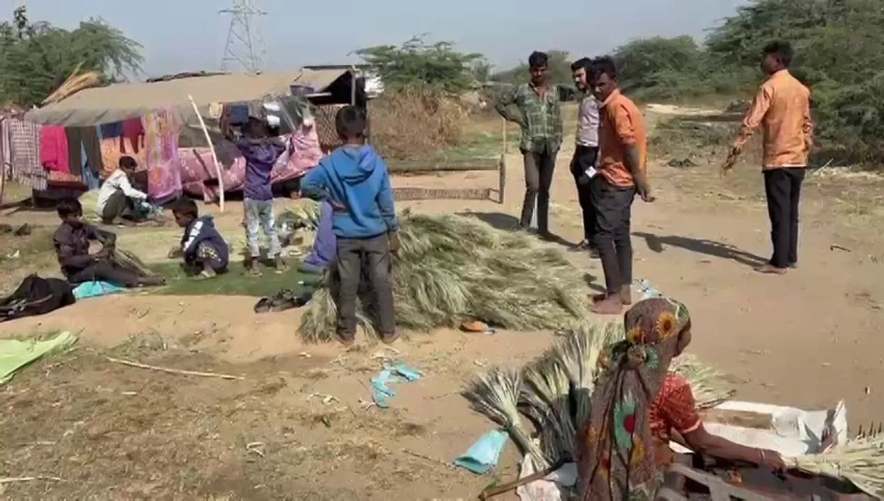 The traditional craft of broom-making in Ankleshwar, now at risk of extinction