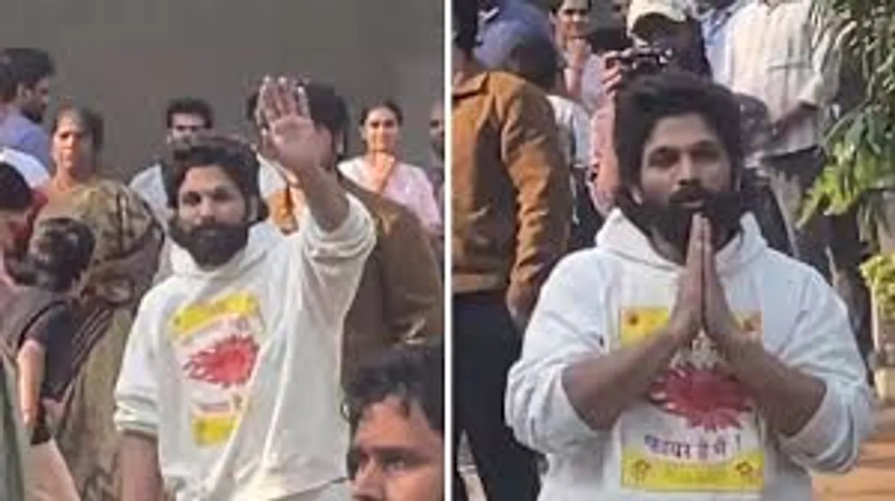 Allu Arjun walks free after spending a night in jail in Hyderabad stampede case