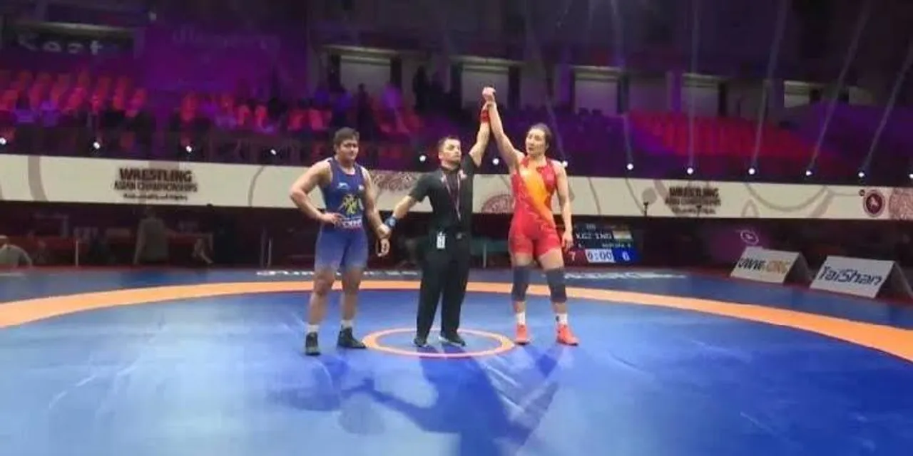 India wins 1 silver, 2 bronze medals in wrestling at Senior Asian Championship