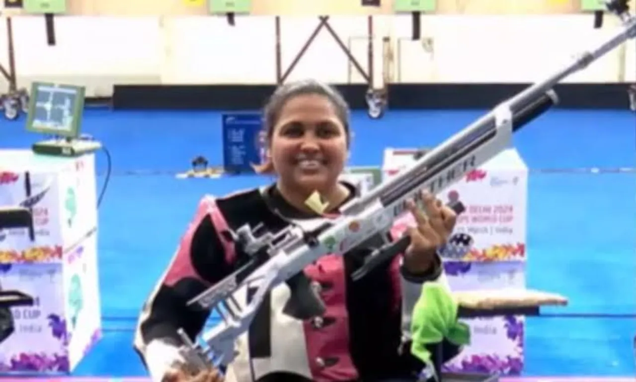 Mona Agarwal wins silver at Para Shooting World Cup in South Korea