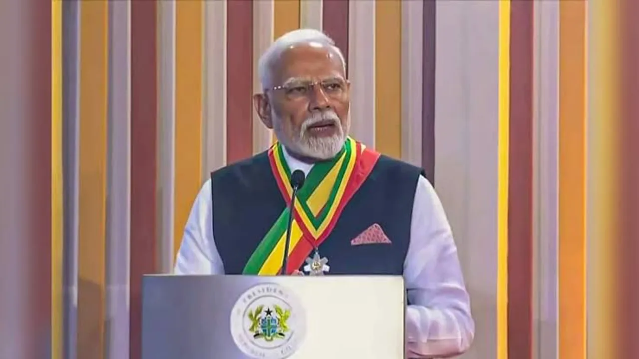 PM Modi addresses Ghana Parliament, says honoured to speak in land that radiates spirit of democracy