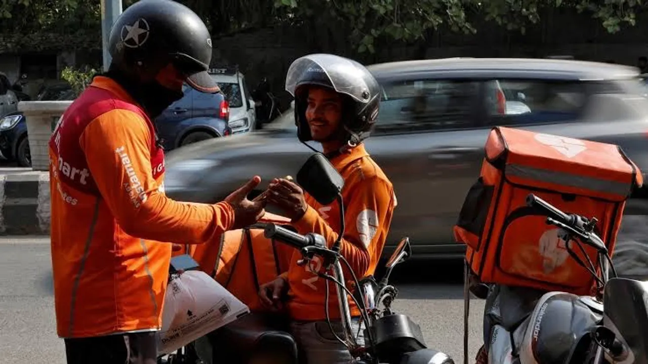 Swiggy riders protest in Ahmedabad over unfair ride distribution