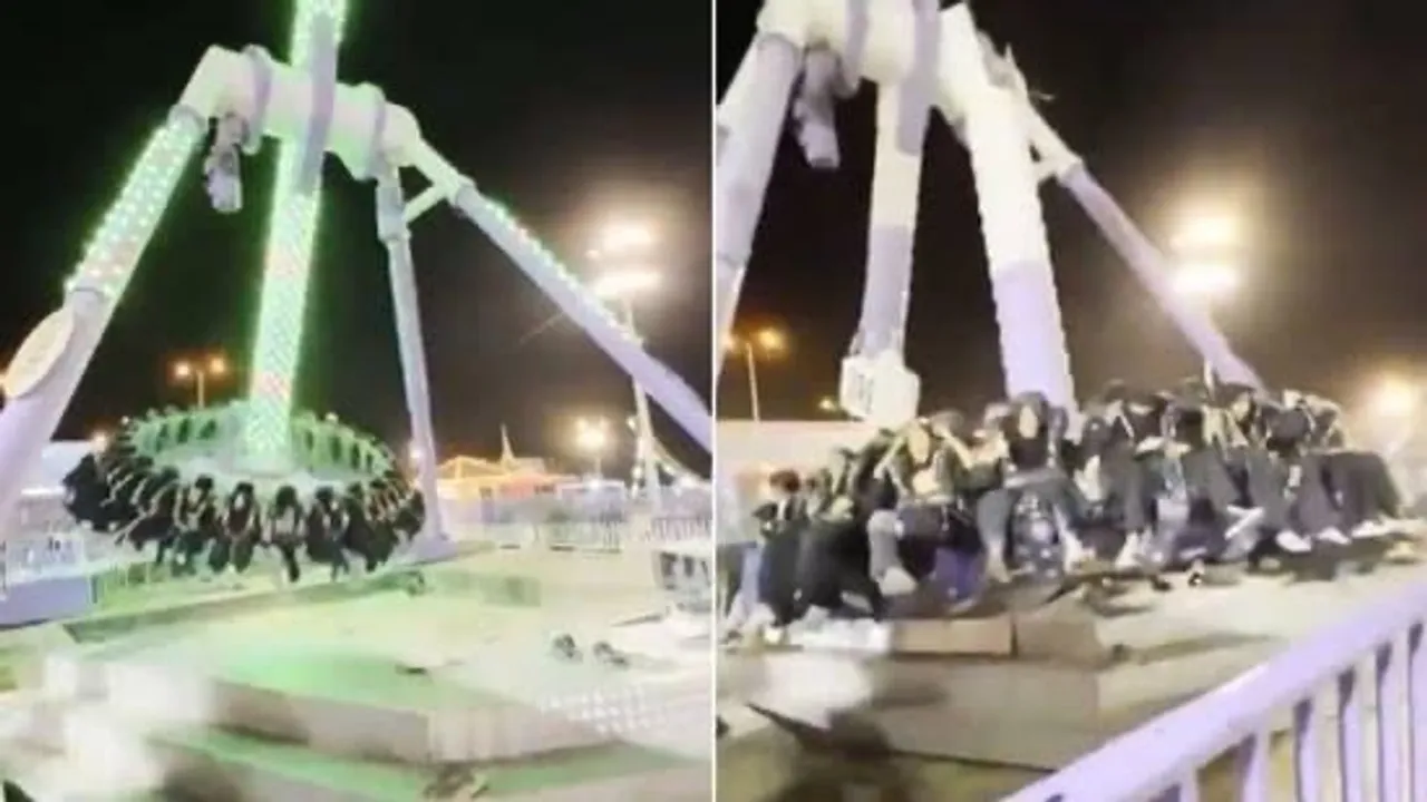 Pendulum ride snaps mid-air at Saudi Arabia’s amusement park, injures 23