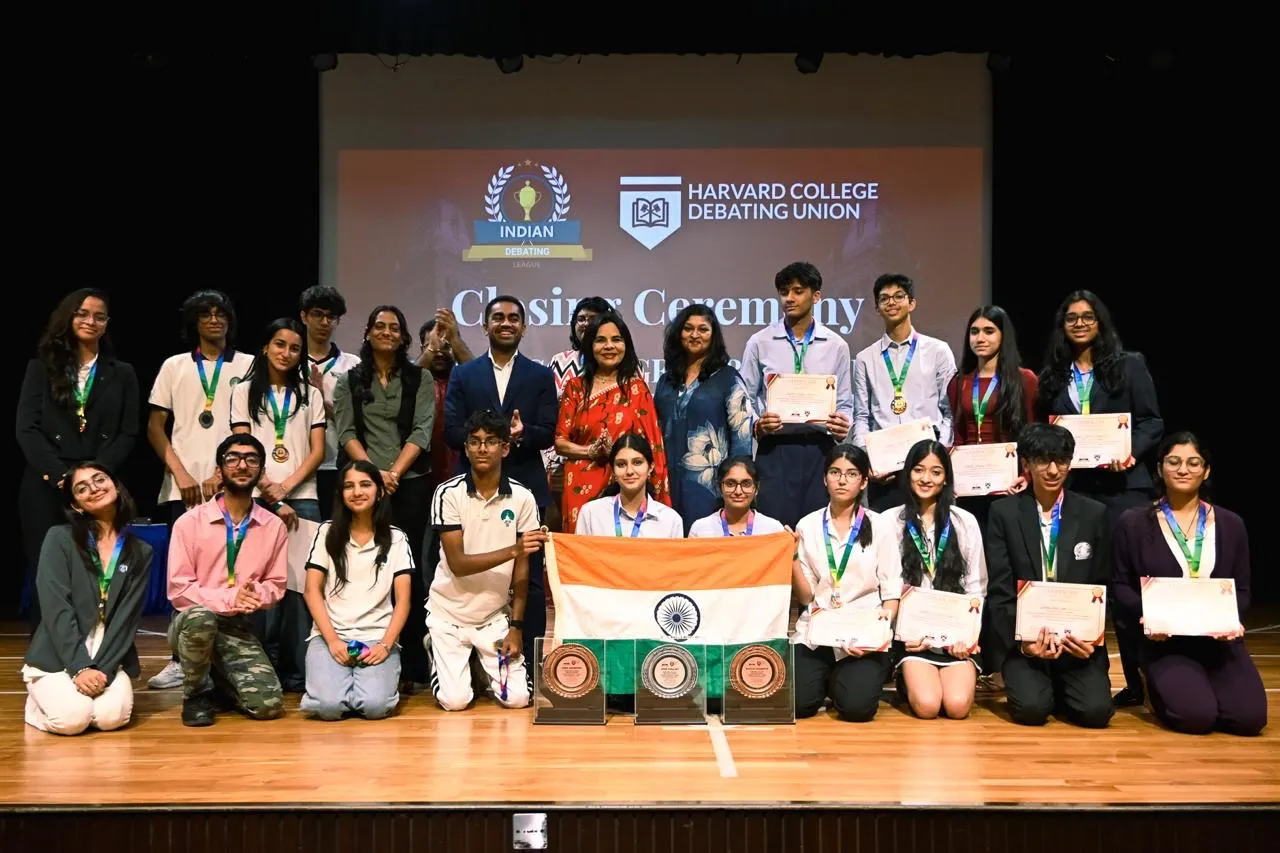 Winners of the ‘Indian Debating League 2025 - Harvard College Debating Union Qualifiers’ to represent India at Global Championships in Shanghai and Harvard