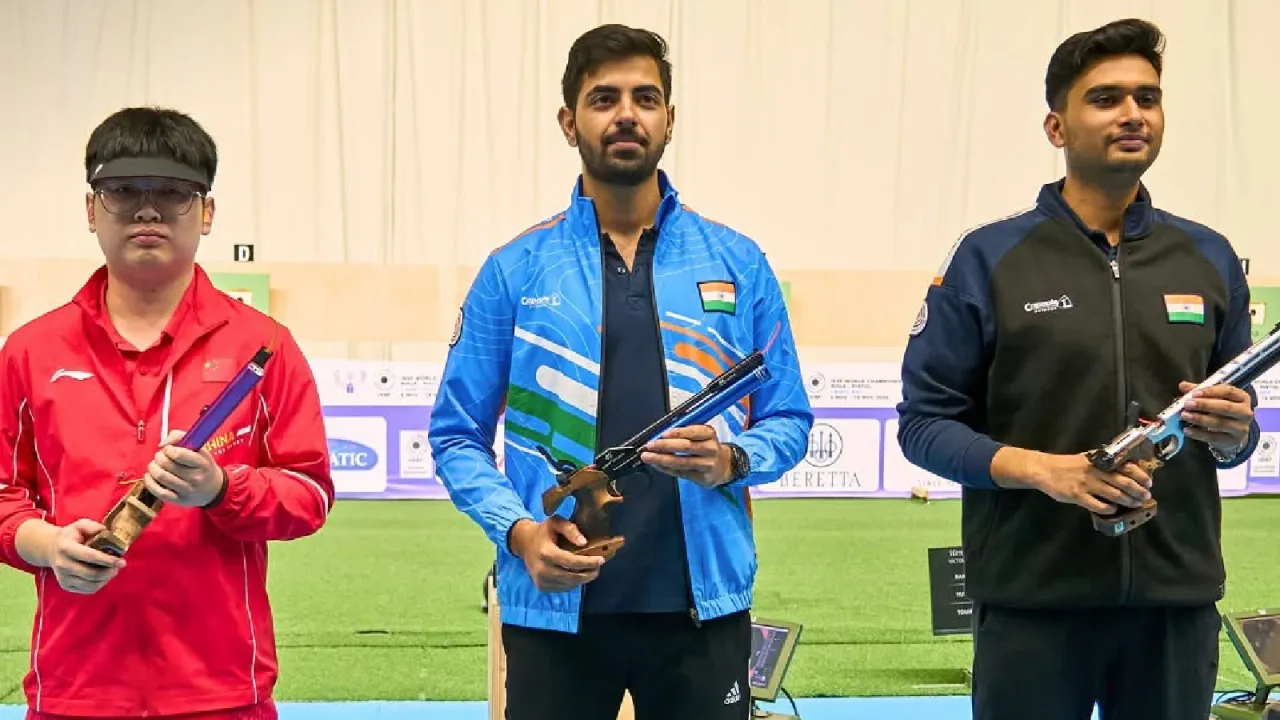 Samrat Rana wins gold in Men’s 10m Air Pistol, India’s Medal Tally at Cairo ISSF Championships reaches nine