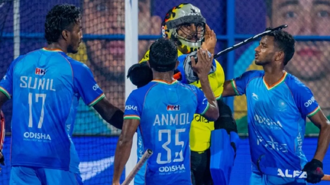 India thrash Switzerland 5–0 to enter FIH Junior World Cup Quarterfinals