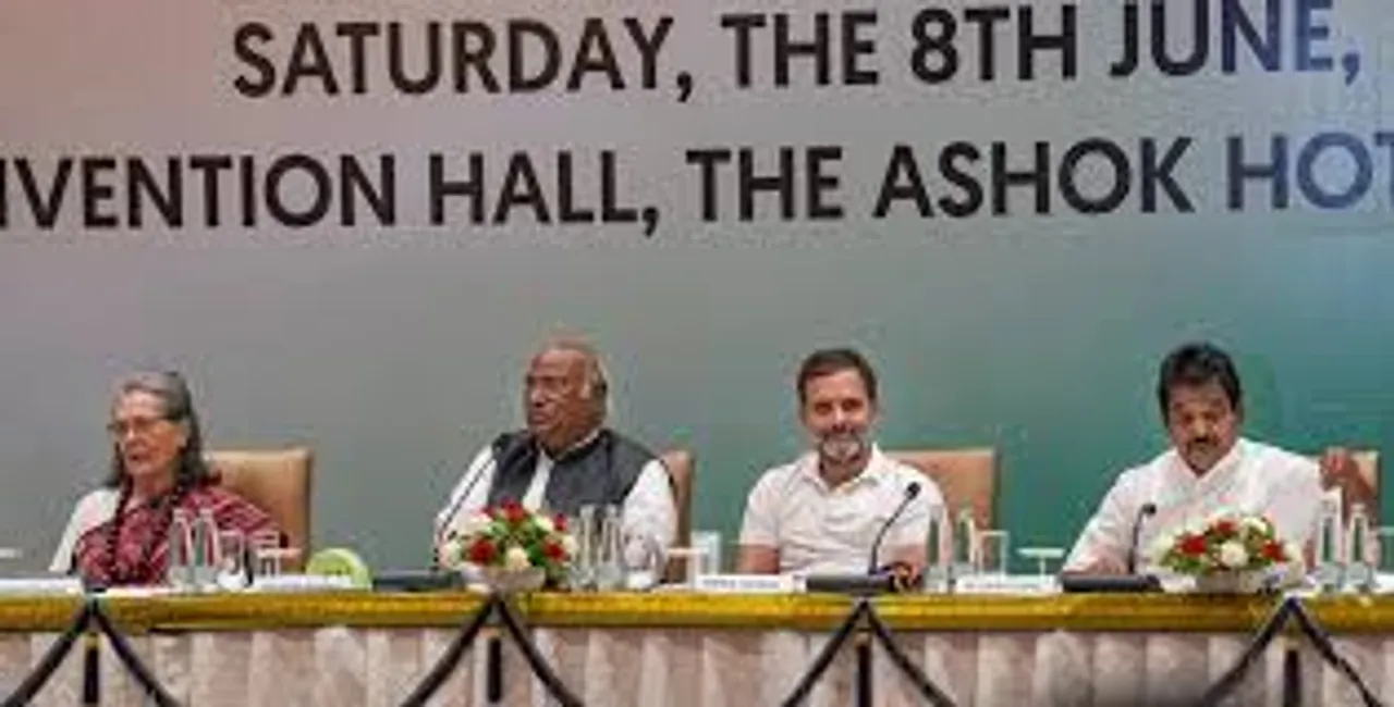 Extended congress working committee meeting underway in Delhi 