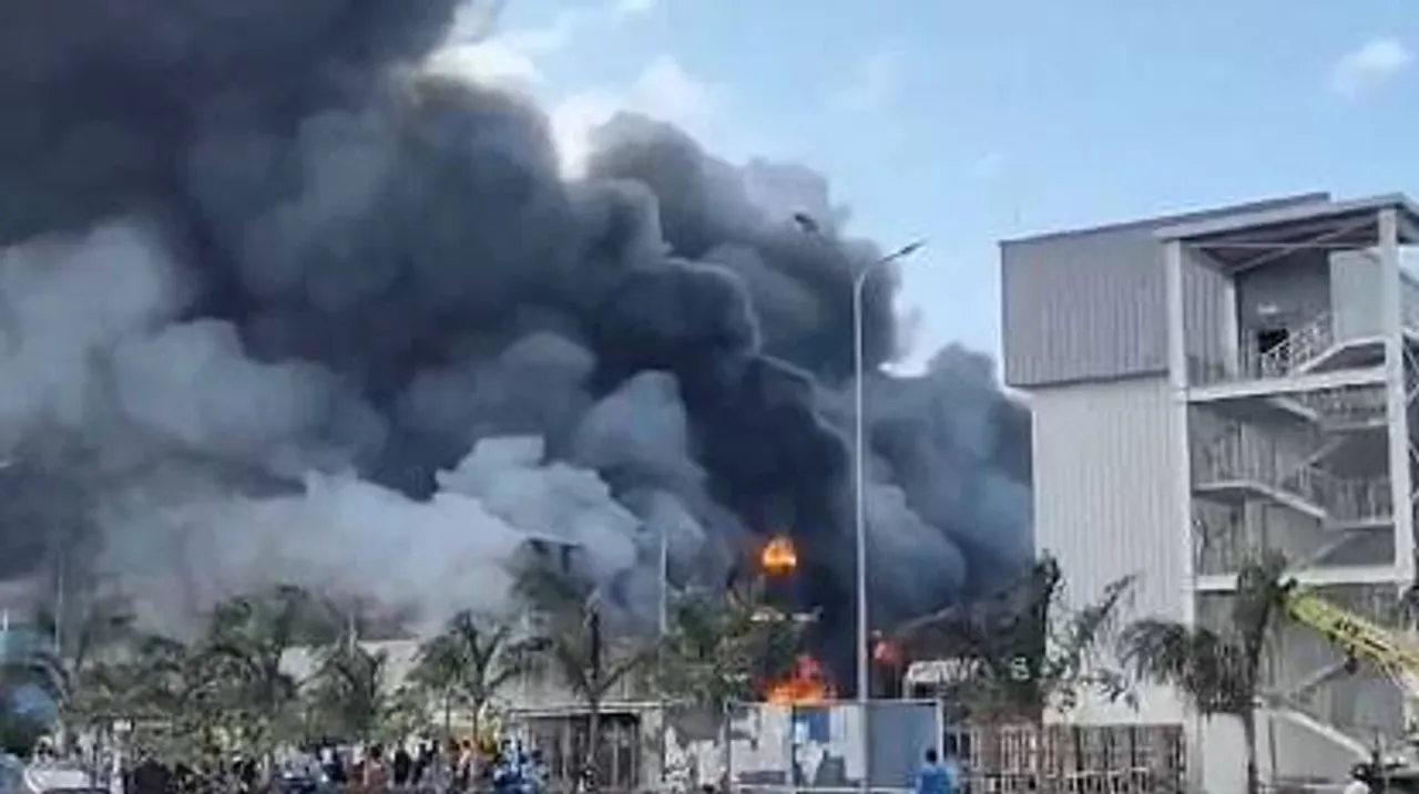 Tamil Nadu: Massive fire breaks out at Tata Electronics manufacturing unit