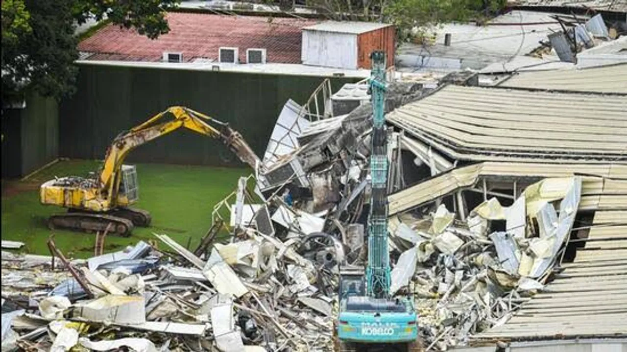 Actor Nagarjuna's N-Convention centre in Hyderabad demolished