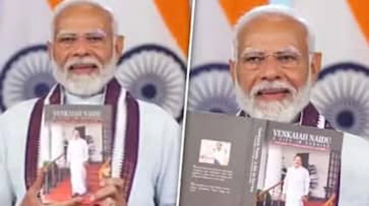 PM Modi launches three books on life of former V-P Venkaiah Naidu
