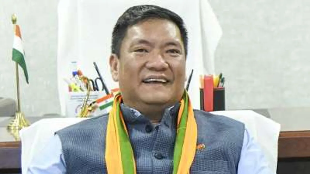 BJP Leader Pema Khandu sworn in as CM of Arunachal Pradesh 