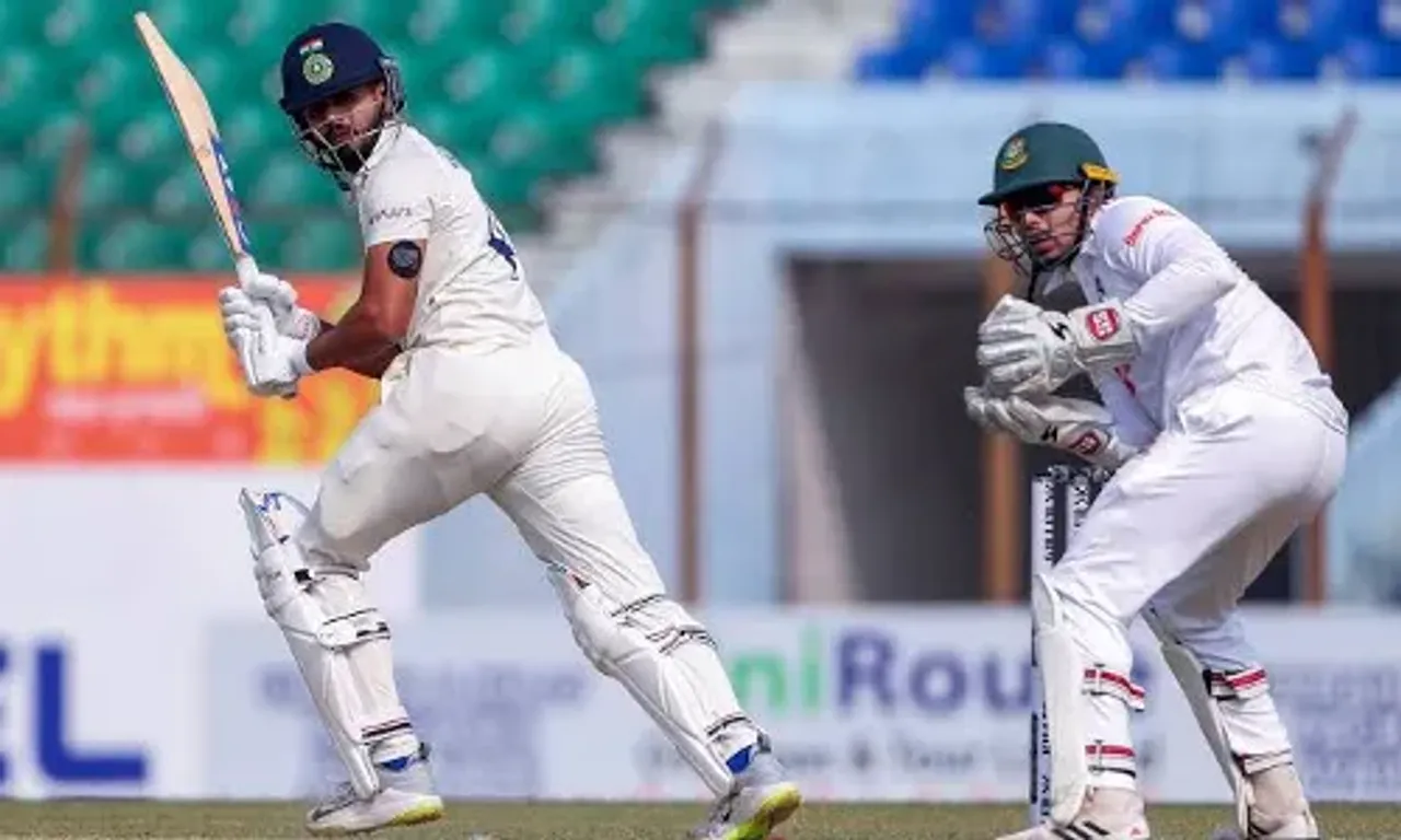 First Test match between India and Bangladesh underway at Chattogram