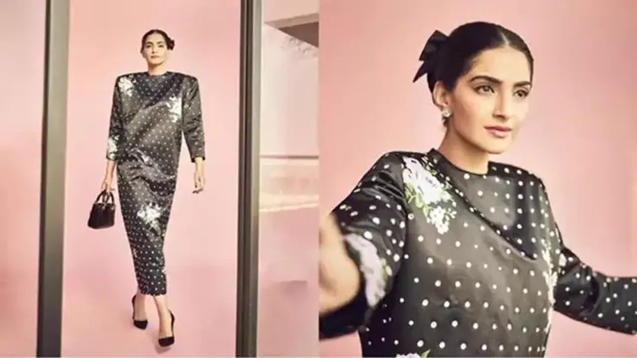 Sonam Kapoor wows in Richard Quinn polka dot gown