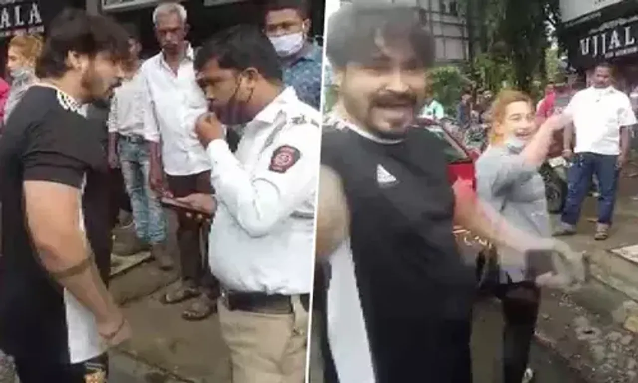 Two booked for misbehaving with traffic police personnel in Maharashtra's Thane after video went viral