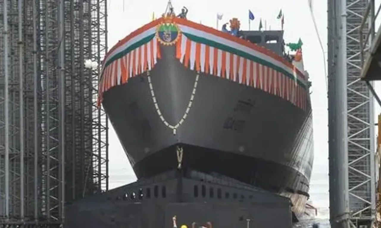India launches two frontline made-in-India warships