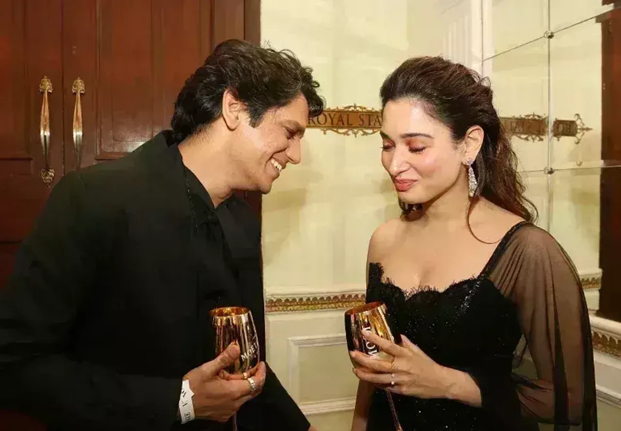 Tamannaah Bhatia confirms dating Vijay Varma, calls hin her "Happy Place"