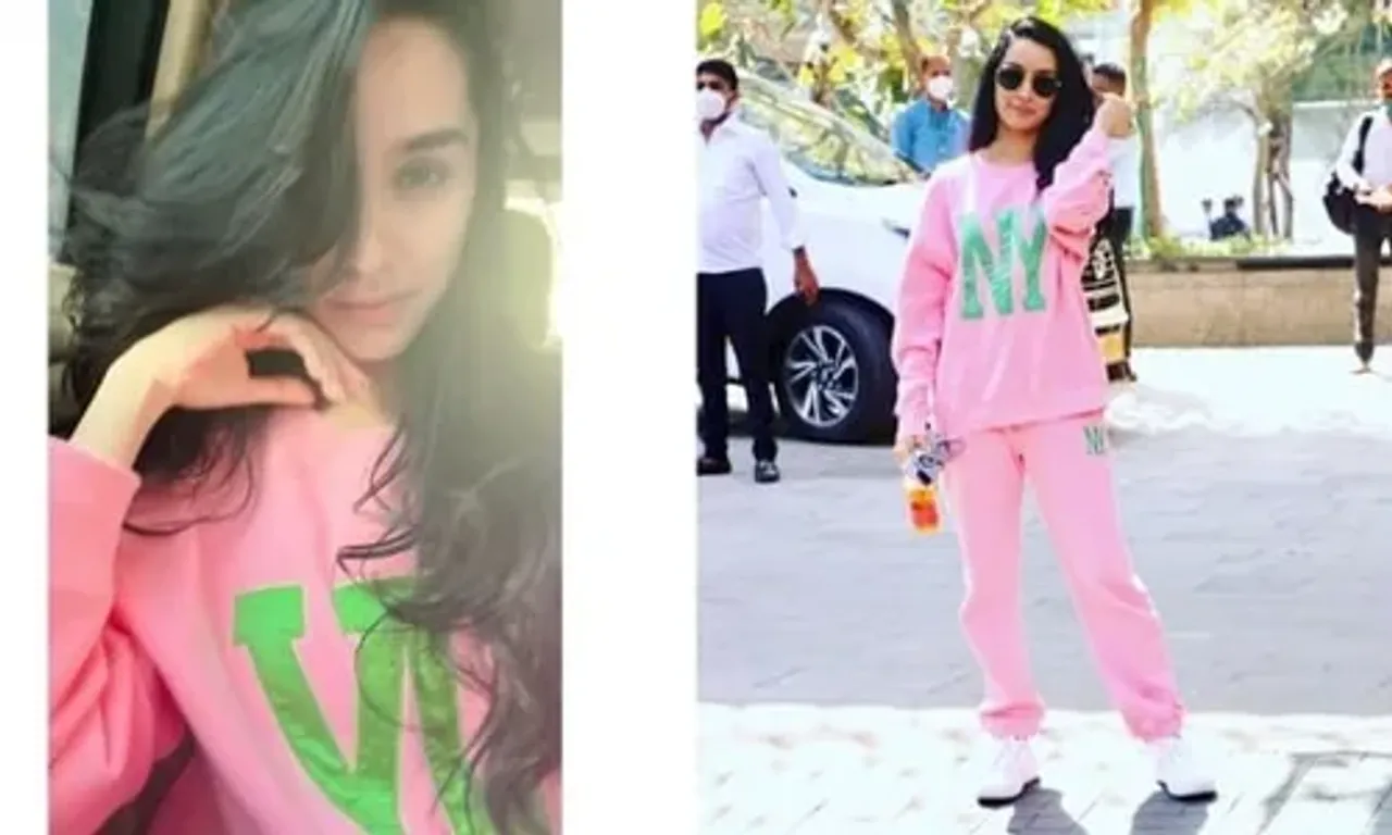 Shraddha Kapoor's ₹4k pink NY loungewear is for low-key, chill Valentine's day