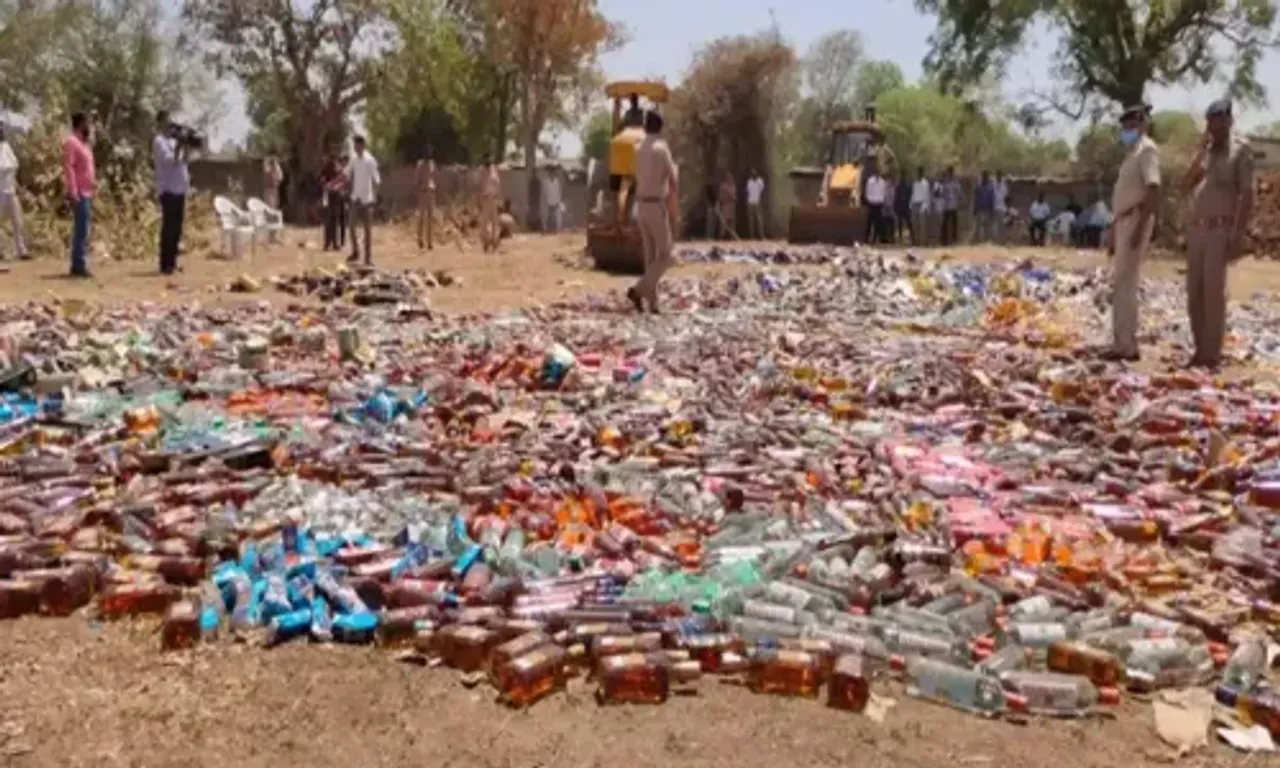 Ahmedabad: Liquor worth Rs 1.67 crore seized in Covid years, destroyed