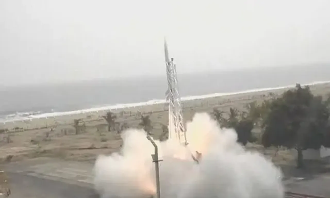 Historic launch of India's first private rocket Vikram-S