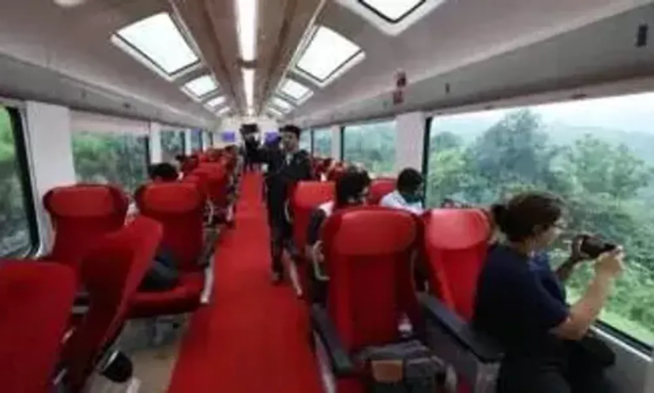 Jharkhand, first Vistadome Coach equipped Intercity Express on Tuesday