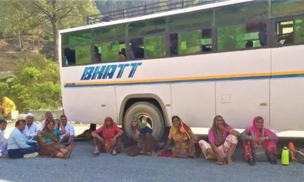 Over 3,000 Char Dham yatra pilgrims stranded after Yamunotri highway caves in