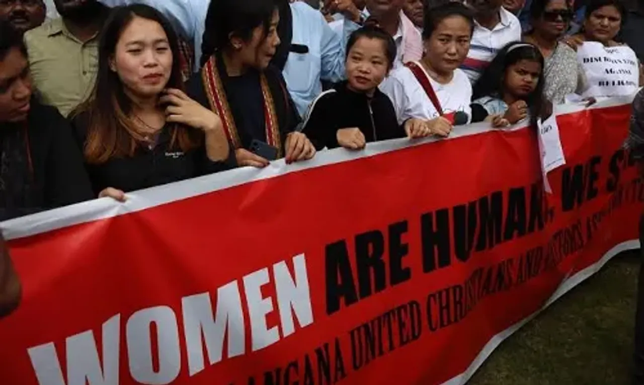 Silent protest march held in London over Manipur violence