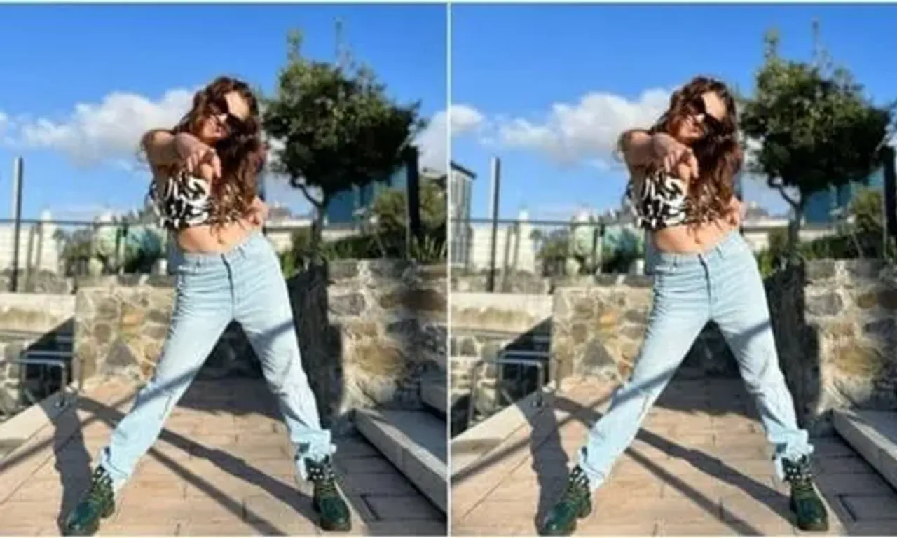 Rubina Dilaik slays summer fashion goals in cropped top, denims
