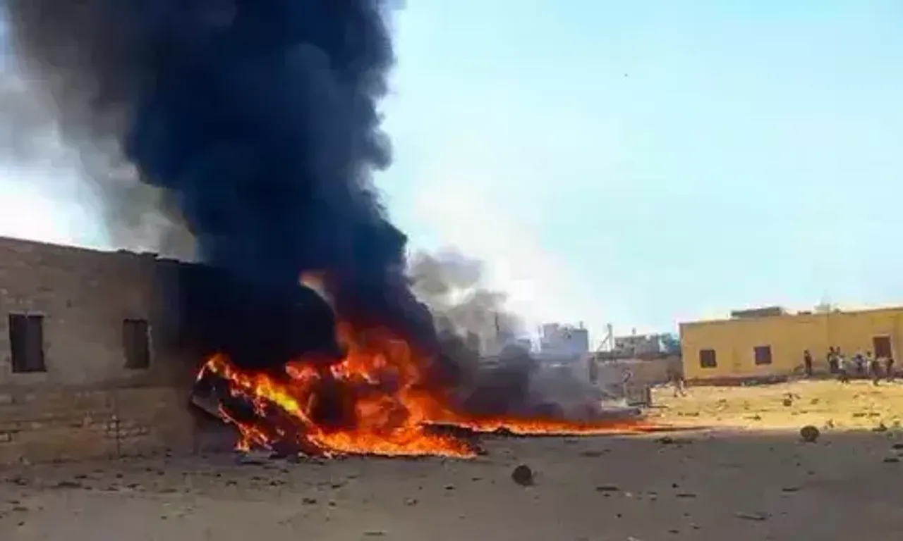 IAF's Tejas fighter jet crashes in Jaisalmer