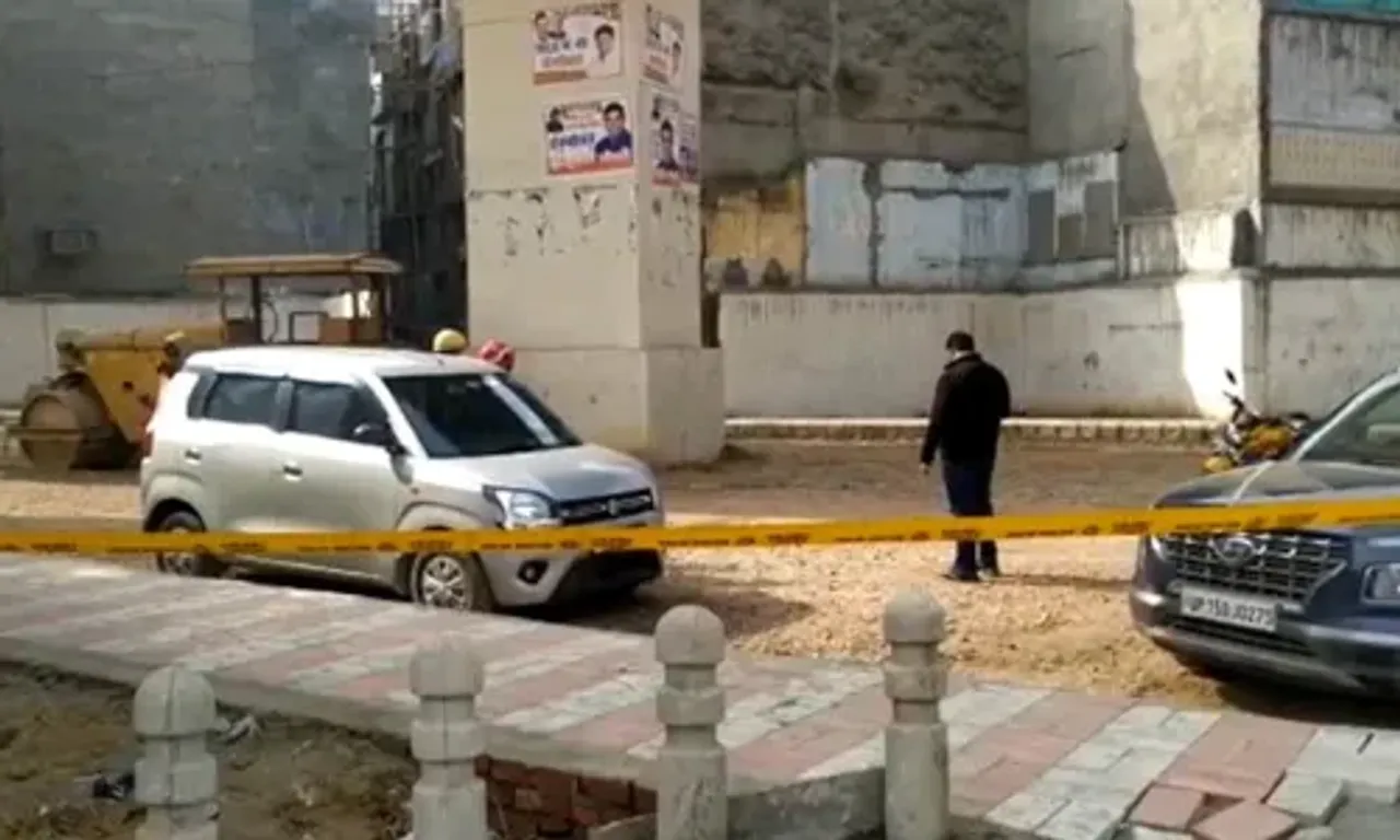Two unidentified bags found in east Delhi's Trilokpuri this afternoon triggering a bomb scare
